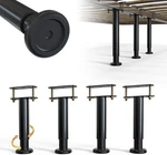 4PCS Adjustable Height Bed Frame Support Leg, Extra Sturdy Steel Su.... Fixed Price $39.99.
