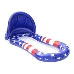 Inflatable Pool Floats Adults Luxury Lounge Raft Water Hammock W/canopy Headrest. Fixed Price $14.95.