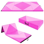Goplus 8' X 4' Gymnastics Mat, Folding Tumbling 2", Pink&rose. Fixed Price $135.99.