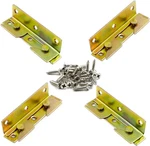 4 Sets Bed Rail Brackets, Non-mortise Fittings Frame For H. Fixed Price $10.13.
