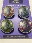 4 Luckyoo Disco Ball Bag Clips, Shaped Like Fred & Friends Gift Idea!. Fixed Price $5.55.