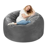 Sink Into Comfort - 3FT Memory Foam Bean Bag Chair Grey. Fixed Price $89.99.