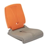 Folding Flip Seat Lightweight Portable Outdoor Chair Brown Orange STEP2 Poolside. Fixed Price $89.99.