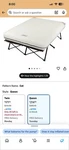 Coleman 22 Queen Air Mattress Folding Cot With Side Table And 4D Battery Pump. Fixed Price $200.00.
