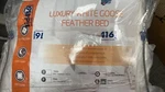 Puredown Mattress Topper King Size, With Goose Feather And Alternative Fil. Fixed Price $158.66.