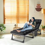 Slsy 4-FOLD Adults Cots Adjustable Folding Camping Lounge Chaise Mat. Fixed Price $91.00.