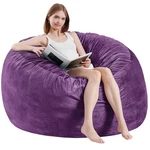 Ilpeod Memory Foam Bean Bag Chair For Adults, Kids & Teens - Purple, 4 Ft. Fixed Price $121.58.