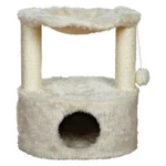 Trixie Baza Grande Cat Tree, Kitty Hammock Relaxer, Plush Fabric, Pom, New. Fixed Price $164.99.