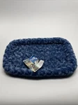 Furhaven Nap Pet Bed Dog Cat Padded Bolster Xsmall 13 22 Blue Ultra Plush. Fixed Price $9.99.