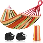 Bestrip Portable Single & Double Hammock, Orange. Fixed Price $39.02.