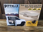 Pittman Outdoors Backseat Bed Air Mattress Tan New 60" X 35.5" Full. Fixed Price $83.00.