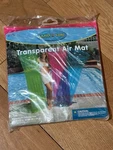 New Sand Sun Transparent Air Mat Floats Adult 6 X 27 Pink Pool Inflatable. Fixed Price $20.24.