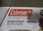 Coleman Guestrest 18" Double-high Airbed W/rechargeable Pump, Twin New Box. Fixed Price $70.00.