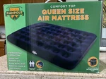 Campout Comfort Top Queen Size Air Mattress. Fixed Price $25.00.