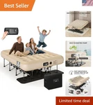 Queen Ez Bed Self-inflating Air Mattress With Built-in Frame, Pump And Wheele.... Fixed Price $1014.50.