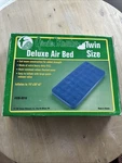 Gander Mountain Deluxe Single Air Bed Mattress 75 X38 Heavy Duty Nos 1991. Fixed Price $50.00.