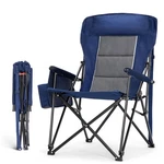 Camping Chair Heavy Duty Folding 500LB Padded Portable Blue E01CC-220 High Point. Fixed Price $124.99.