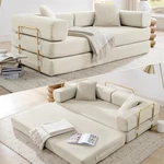 Hanxin 78 Inch Convertible Sleeper Sofa Bed. Fixed Price $409.99.