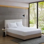 Sleep Philosophy Cotton?percale Mattress Pad W/ Spandex Snug-on Slip Fit Skirt. Fixed Price $42.99.
