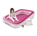 Enerplex Inflatable Travel Bed With High Speed Pump Built-in Safety Bumper Pink. Fixed Price $33.00.