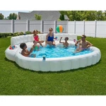 Member's Mark Oversized Inflatable Pool Sofa White Lounge Float. Fixed Price $289.99.