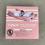 Inflatable Travel Bed Kids Pink Convertible Mattress Perfect For Sleepovers. Fixed Price $49.00.