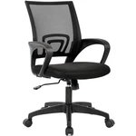 Bestoffice Ergonomic Chair Mid-back 19.7D X 18.9W 38H In, Black. Fixed Price $50.18.