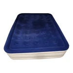 Enerplex Queen Air Mattress Double High With Built In Pump - White/blue. Fixed Price $27.99.