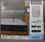 Intex Mid-rise Air Mattress Bed With Built-in Pump, Dura-beam Deluxe Comfort. Fixed Price $34.05.