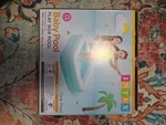 Intex Pool Play Box Light Blue Inflatable Floor 1-3 Yrs X34 10. Fixed Price $20.00.