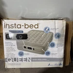Insta-bed Queen Airbed Mattress With Pressure Sense Pump 80X60X19 500LB. Fixed Price $94.05.