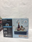 Intex 18" Inflatable Elevated Premium Comfort Airbed With Built-in Pump, King. Fixed Price $62.99.