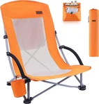 Beach Chair, Sling Sand River Chairs For Adults, Sillas De Playa, Seat Wit. Fixed Price $77.99.