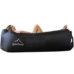 Inflatable Lounger - Best Air Sofa For Camping, Hiking Ideal Black. Fixed Price $63.26.