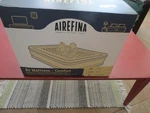 Airefina Queen Size Blow-up Mattress 18" With Built-in Pump New Box.. Fixed Price $89.99.
