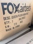 Queen Size Fox Air Bed- High Plush Built In Pump I-beam Coil 600LB Capacity. Fixed Price $69.00.