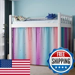 Vpory Bunk Bed Curtains Girls Loft Privacy Blocks Breathable Canopy Hollow. Fixed Price $72.46.
