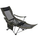 Camping Folding Portable Mesh Chair With Removable Footrest. Fixed Price $94.00.