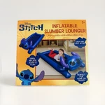New-disney Stitch Inflatable Twin Mattress Blue Portable W/ Safety Bumpers. Fixed Price $34.99.