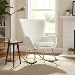 Giantex Rocking Chair Nursery Upholstered Glider With Cushion. Fixed Price $110.39.