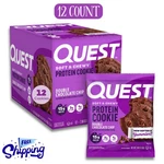 Quest Nutrition Double Chocolate Chip Protein Cookie, High Low Carb 12CT. Fixed Price $21.50.