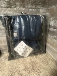 Ever Advanced Camping Directors' Chair With Side Table, Portable Folding Blue. Fixed Price $100.00.