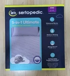 Sertapedic King Mattress Pad Topper 5-IN-1 Ultimate Waterproof Nib Sealed. Fixed Price $95.00.