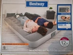 Bestway 12 Inch Full Size Air Mattress With Built Pump And Pillow Storage Bag. Fixed Price $59.95.