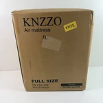 Knzzo Full Air Mattress 18" Elevated Inflatable Bed W Built-in Pump. Fixed Price $39.87.