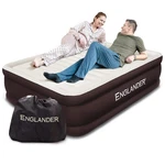 Air Mattress W/built-in Pump, King (ca) Brown Double High. Fixed Price $119.00.