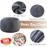Whatsbedding 3 Ft Bean Bag Chair Dark Grey Memory Foam Faux Fur Kids. Fixed Price $81.99.