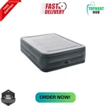 Intex Queen Air Mattress 22" Comfort Plush Dura-beam W/ Built-in Pump 600LB. Fixed Price $96.17.