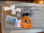The Shrunks Toddler Travel Bed + Fitted Sheet. Fixed Price $31.99.