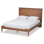 Baxton Studio Danielle Ash Walnut Finished Wood Queen Size Platform Storage Bed. Fixed Price $548.90.